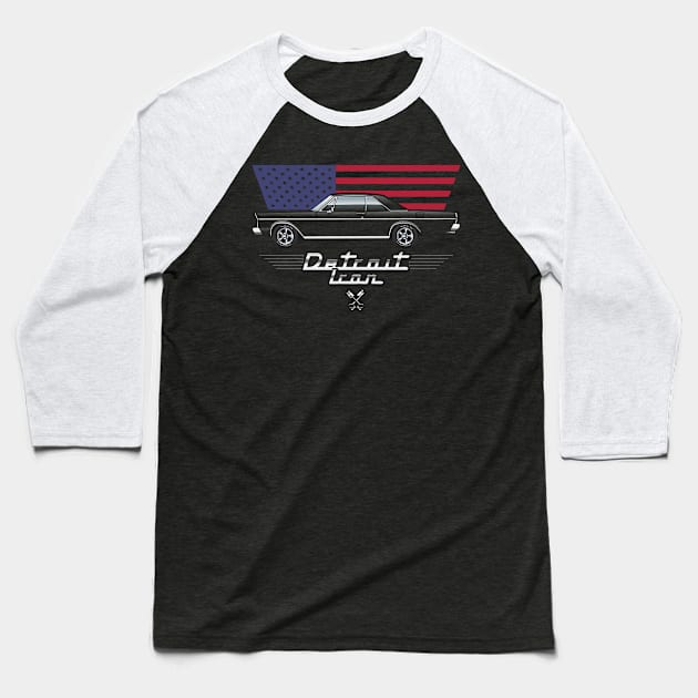 Multi-Color Body Option Apparel Detroit Iron Baseball T-Shirt by JRCustoms44